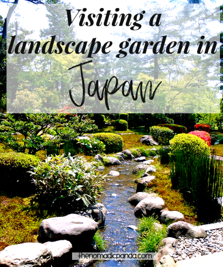 Visiting a landscape garden in Japan Kenrokouen Kanazawa